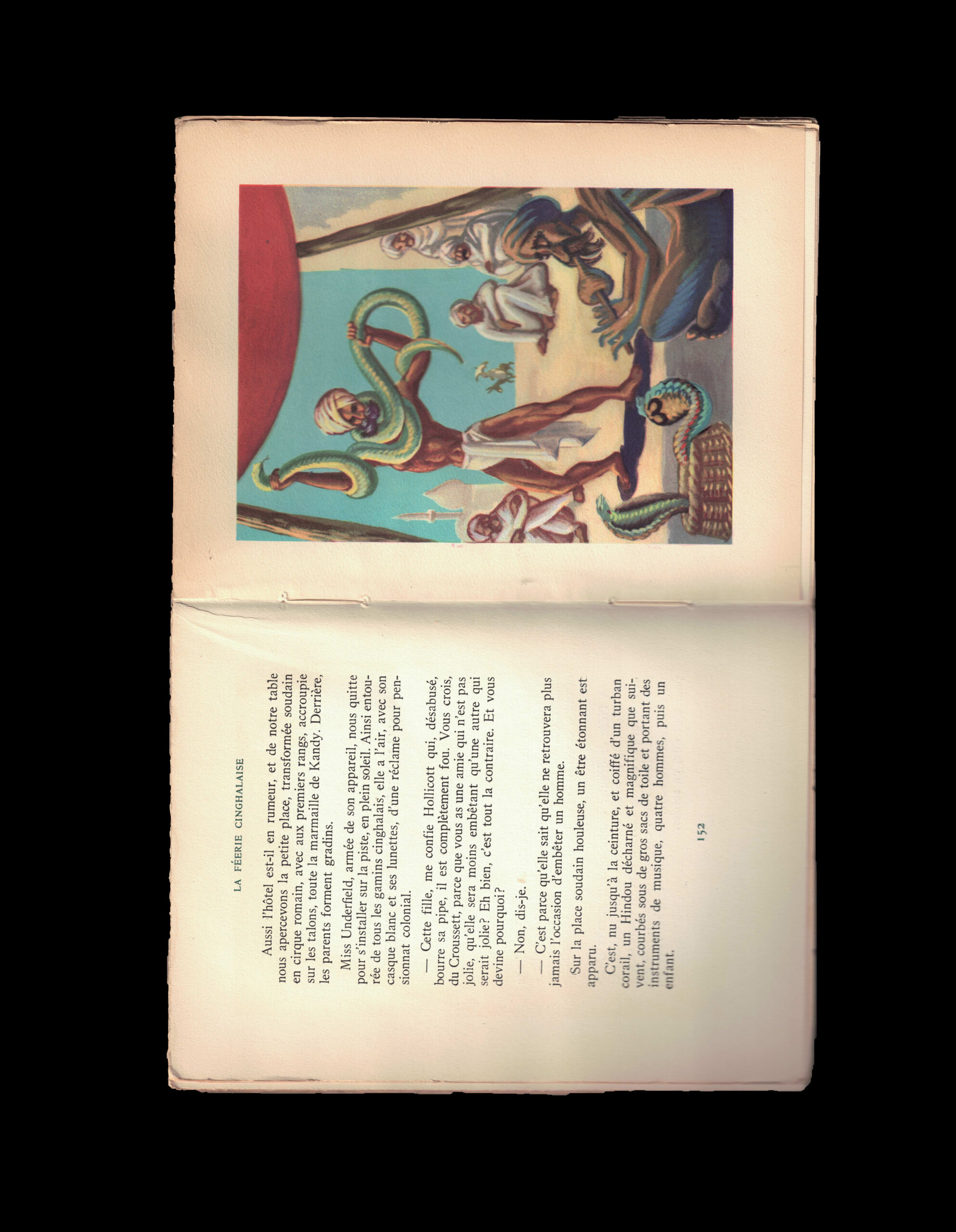 La FiÃ¨vre cinghalaise : double page illustrÃ©e